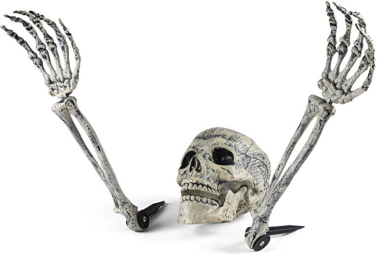 Skelethoved Og Knogler Til Haven - Halloween