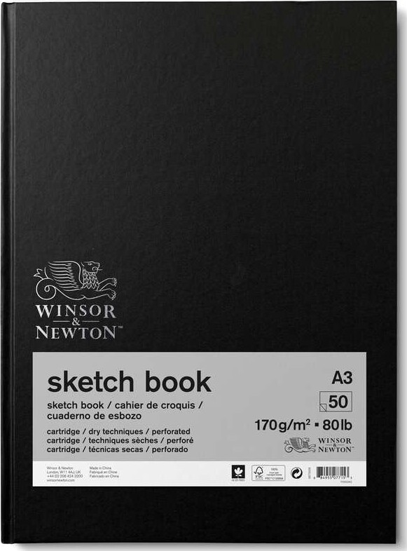 Skitsebog - A3 - 50 Sider - Winsor & Newton