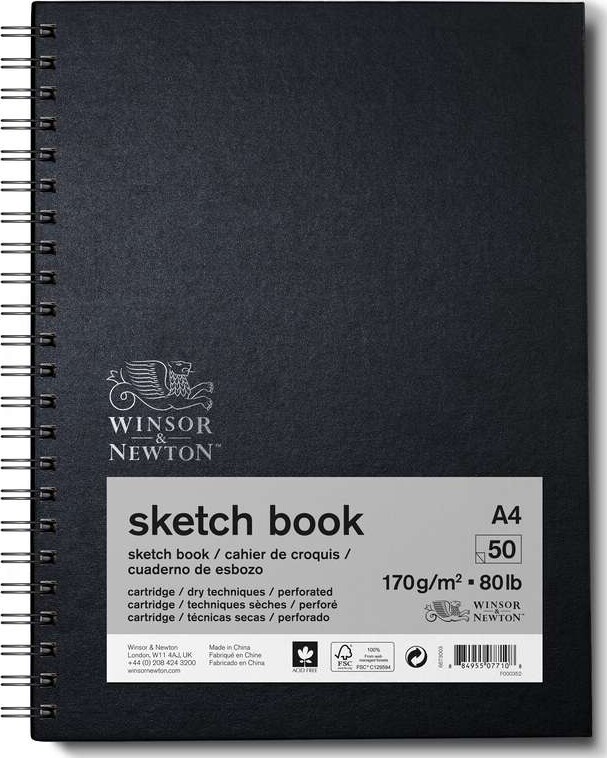 Skitsebog - A4 - 50 Sider - Winsor & Newton