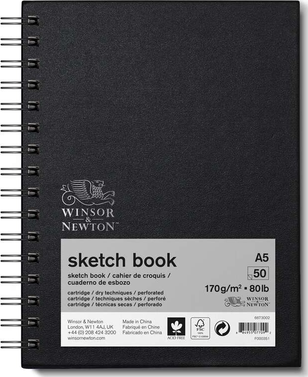 Winsor & Newton - Skitseblok - A5 170g - 50 Sider