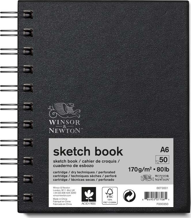 Winsor & Newton - Skitseblok - A6 170g - 50 Sider
