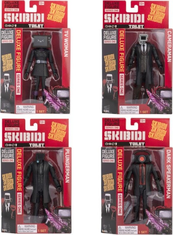 Skibidi Toilet - 15 Cm Deluxe Figure S2 Assorteret