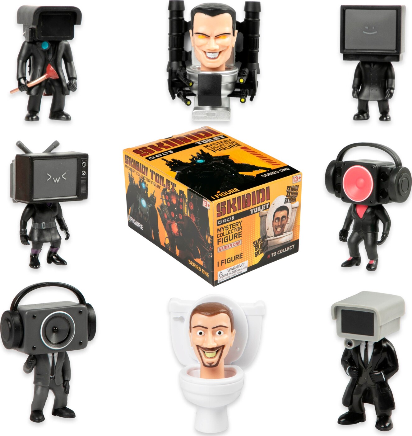 Skibidi Toilet - Mystery Figure Collection Series 2 Assorteret