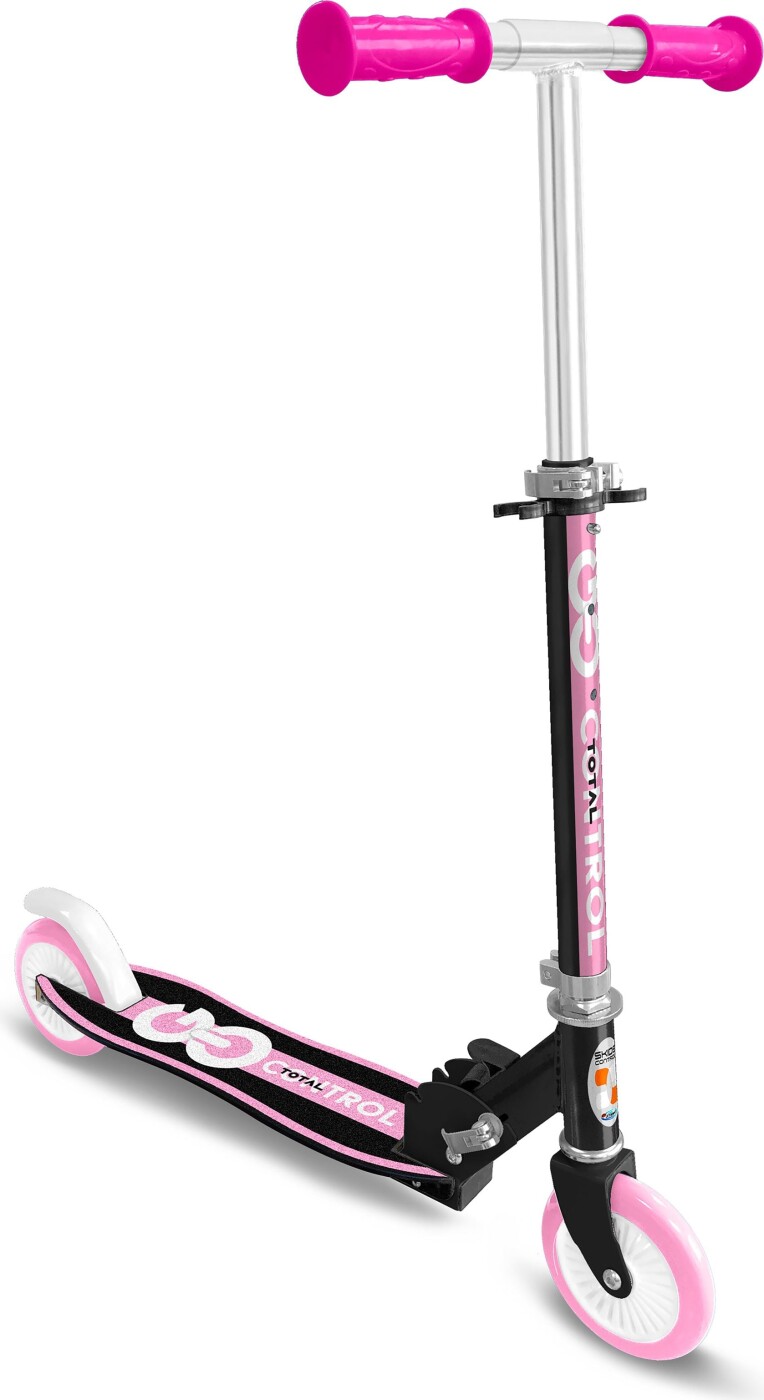 Skids Control - Foldbart Løbehjul - Pink