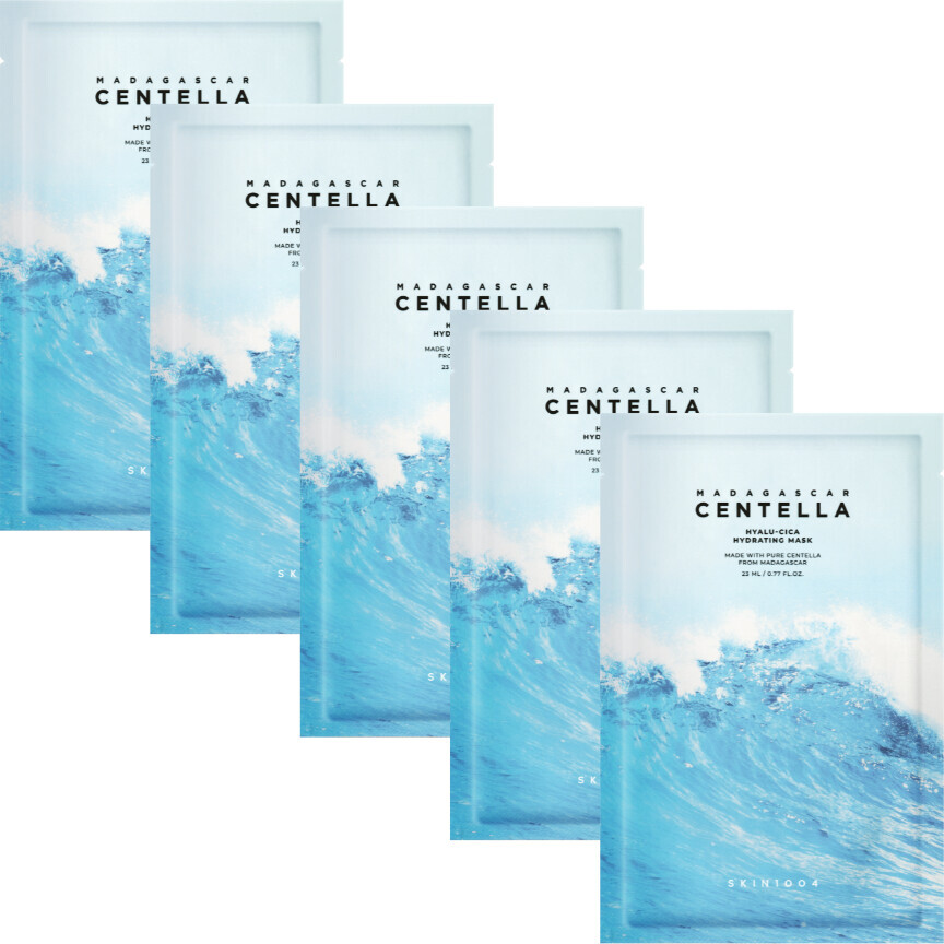 Skin1004 - Madagascar Centella Hyalu-cica Hydrating Mask - 5pcs