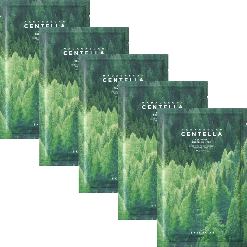 Skin1004 - Madagascar Centella Tea-trica Relaxing Mask - 5 Pcs.