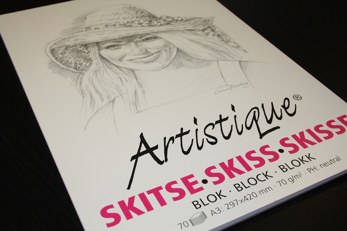 Skitseblok Artistique A3 70 G - 70 Ark