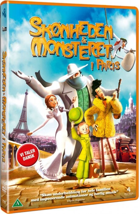 Skønheden Og Monsteret I Paris / A Monster In Paris - DVD - Film