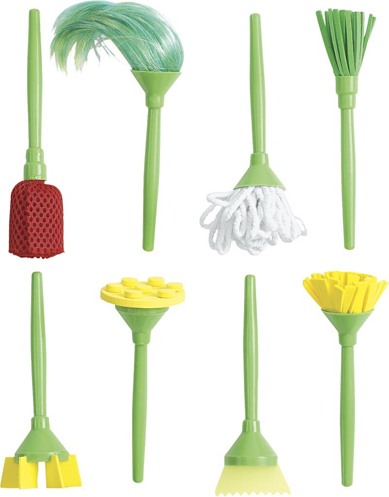 Skøre Børnepensler - 8 Assorterede