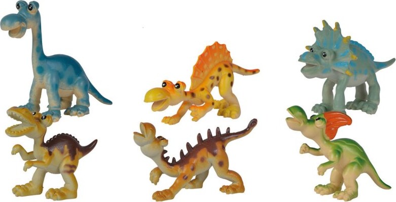 Dinosaurer Figurer – 6 Stk – 9 Cm