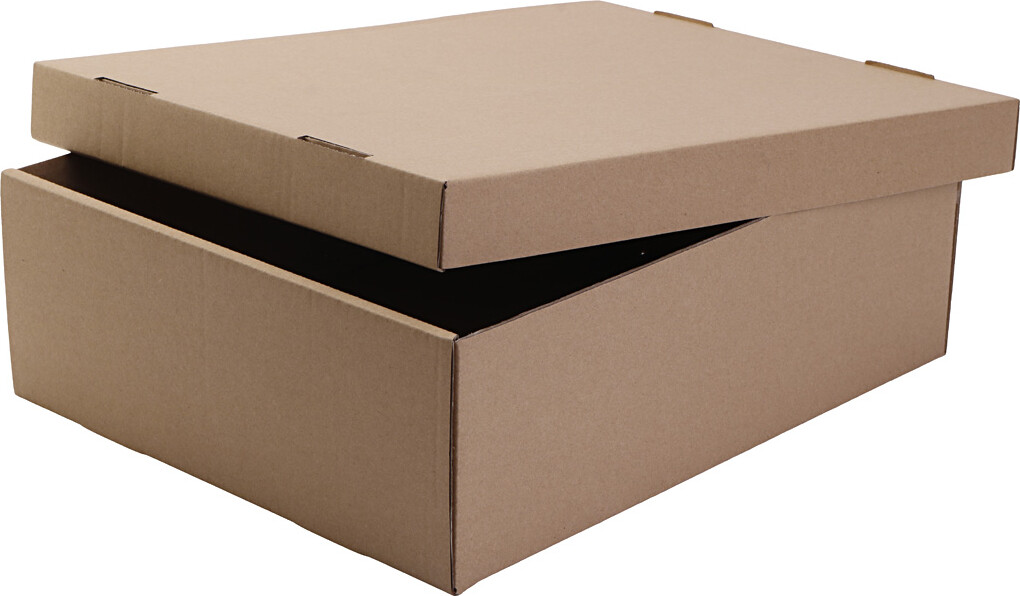 Skoleæske Med Låg - Str. 39,5x32,5x12,5 Cm - 1 Stk. billede