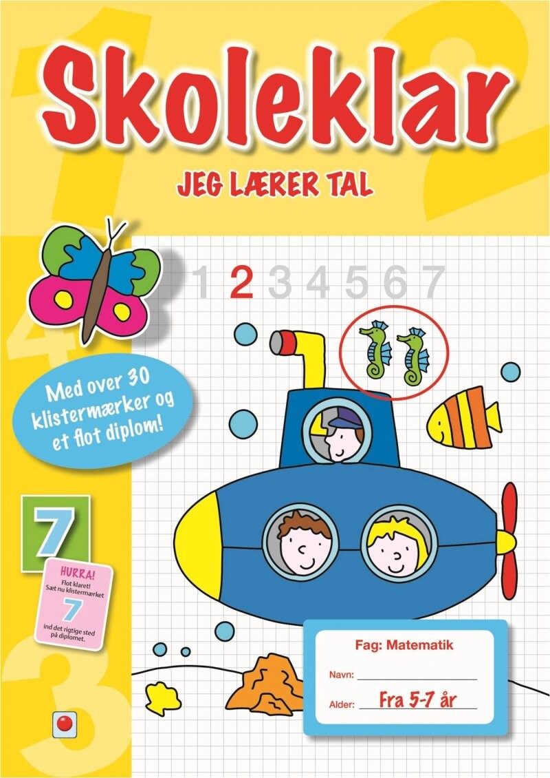 Billede af Skoleklar - Jeg Lærer Tal - Diverse - Bog