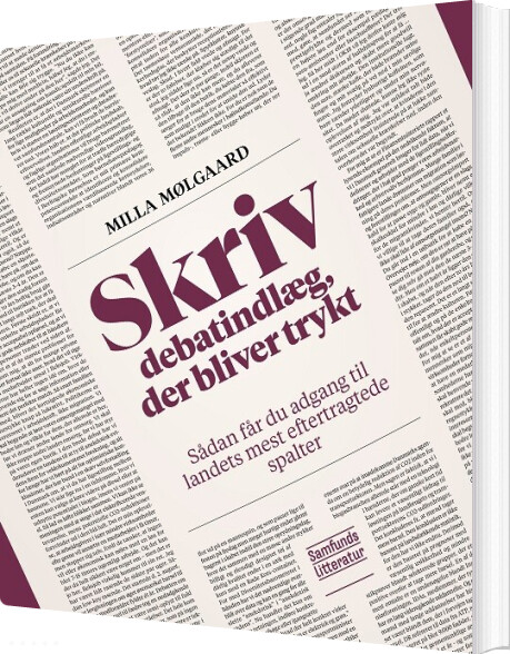 Billede af Skriv Debatindlæg, Der Bliver Trykt - Milla Mølgaard - Bog