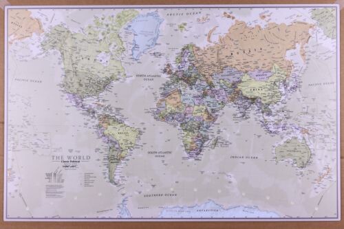 Skriveunderlag Med Verdenskort (classic) - Maps International - English Book