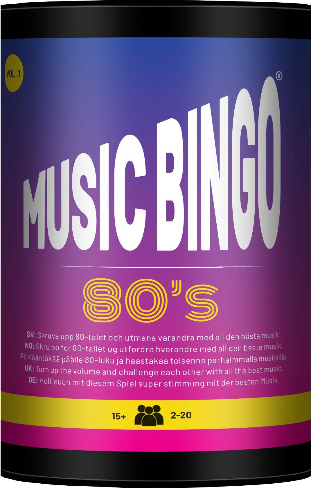 Music Bingo - Skru Op For 80'erne