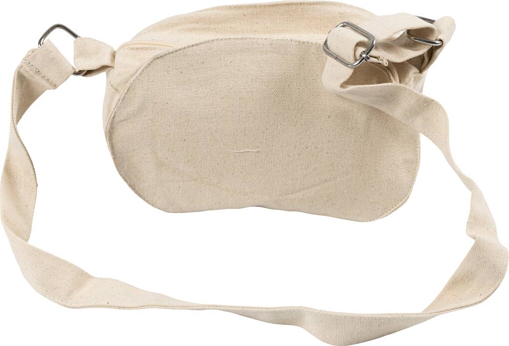 Skuldertaske - H 13,5 Cm - D 8 Cm - B 18 Cm - 300 G - Lys Natur - 1 Stk.