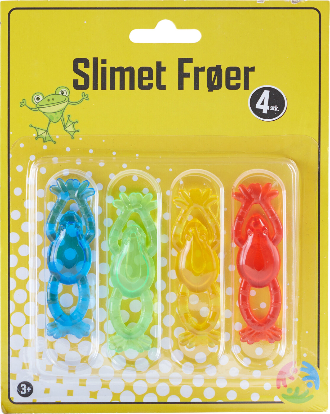 Slimede Frø Figurer - 4 Stk