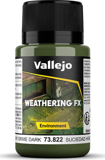 Vallejo - Environment Effects - Slimy Grime Dark 40 Ml