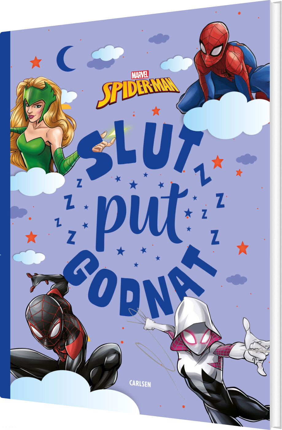 Slut Put Godnat - Spider-man - Märvel - Bog
