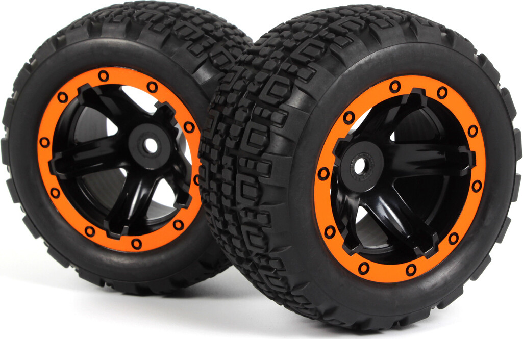 Billede af Slyder St Wheels/tires Assembled (black/orange) - 540197