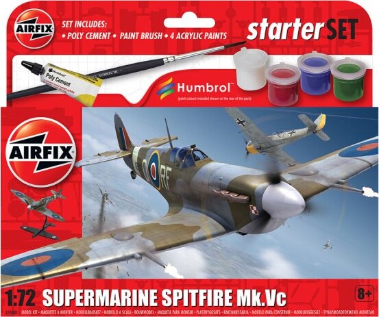 Airfix - Supermarine Spitfire Mk.vc Fly Byggesæt - 1:72 - A55001