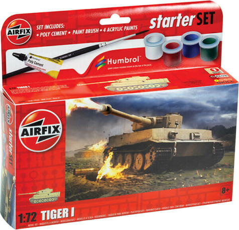 Se Airfix - Tiger I Tank Byggesæt - 1:72 - A55004 hos Gucca.dk