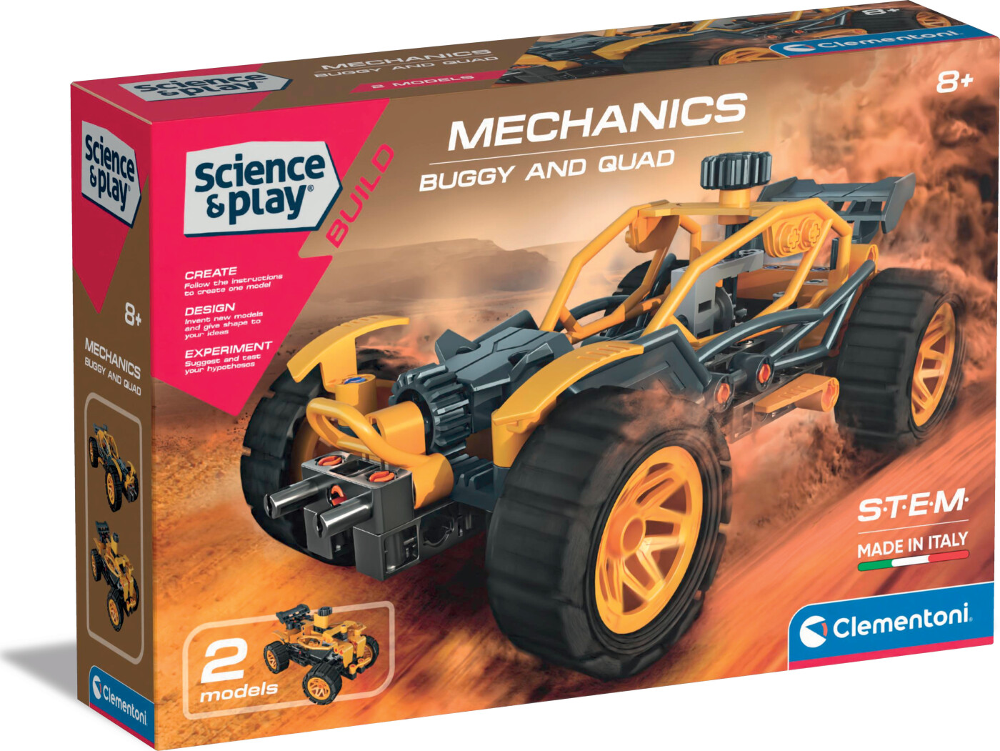 Se Clementoni - Science And Play Build - Mechanics - Buggy And Quad hos Gucca.dk