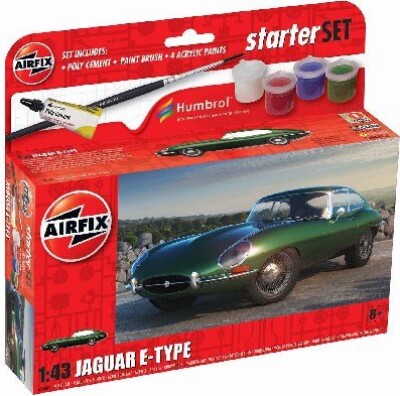 Billede af Small Starter Set 1:43 Jaguar E-type - A55009