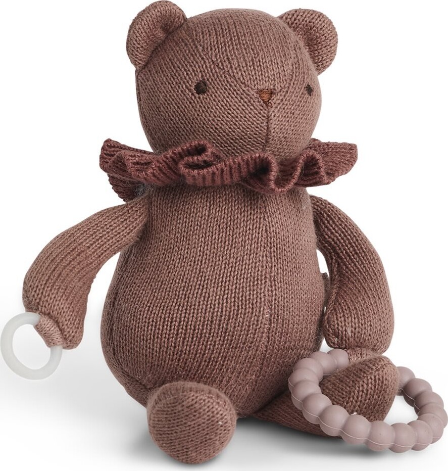 Smallstuff - Aktivitetsbamse Med Bidering - Rosa