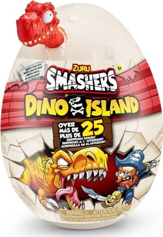 Zuru Smashers - Dino Island Dinosaur æg Med 25+ Overraskelser - Series 5