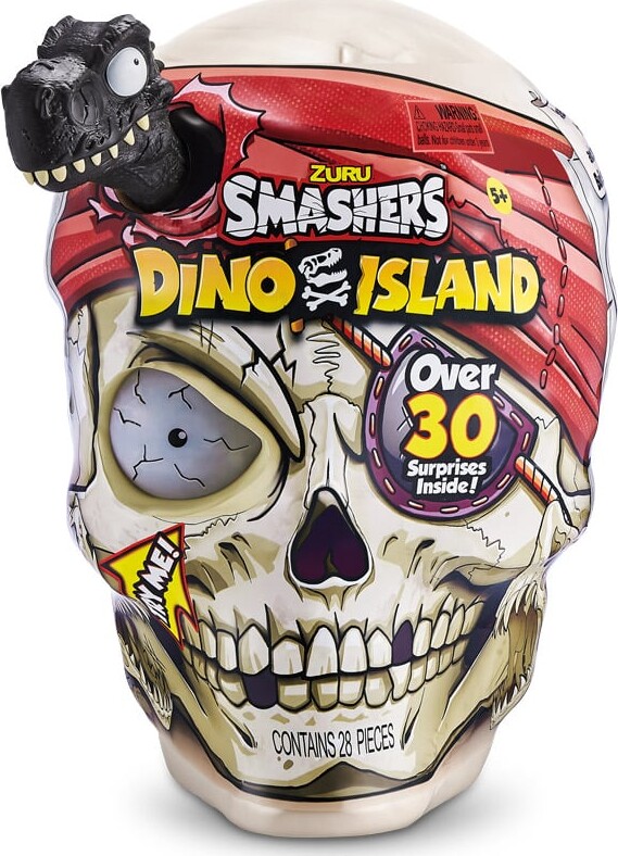 Zuru Smashers - Dino Island Giant Skull - Kranie Med Overraskelser