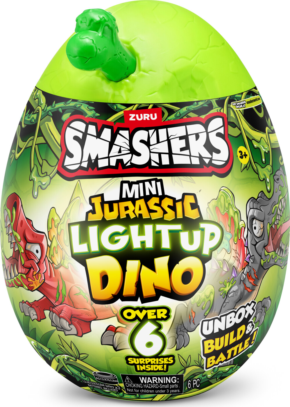 Zuru Smashers - Mini Jurassic Lightup Dino Egg - Overraskelse