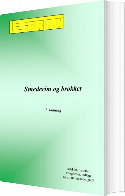 Billede af Smederim Og Brokker - Leif Bruun - Bog