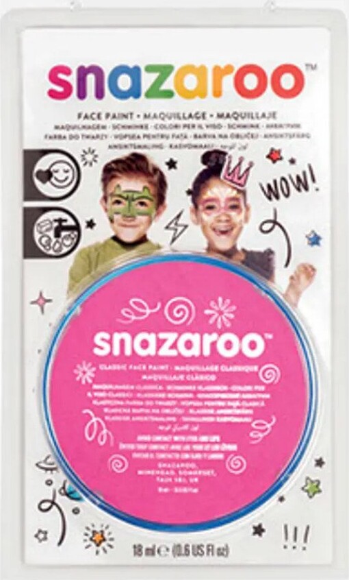 Snazaroo - Ansigtsmaling - Pink - 18 Ml