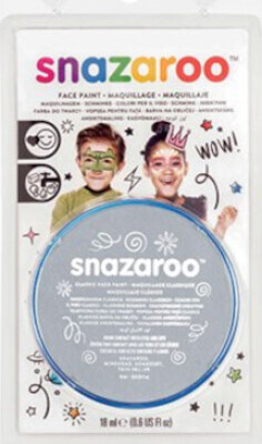 Snazaroo Ansigtsmaling - 18 ml - Light Grey