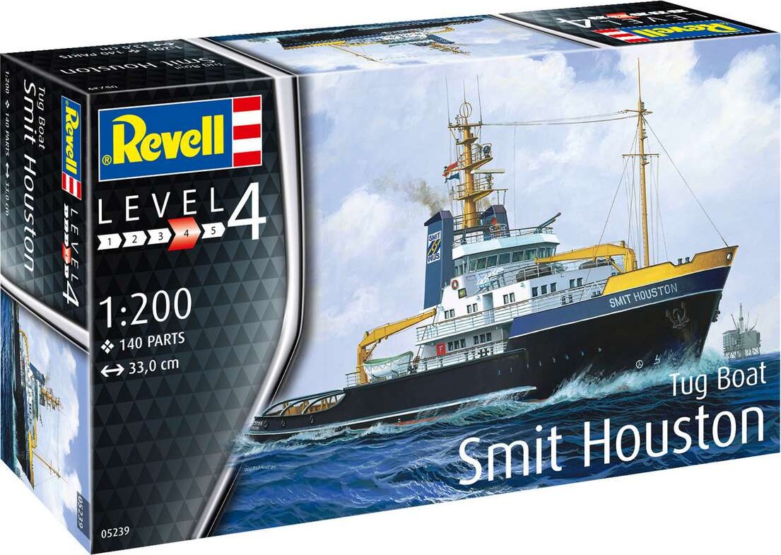 Revell - Tug Boat Smit Houston Byggesæt - 1:200 - Level 4 - 05239