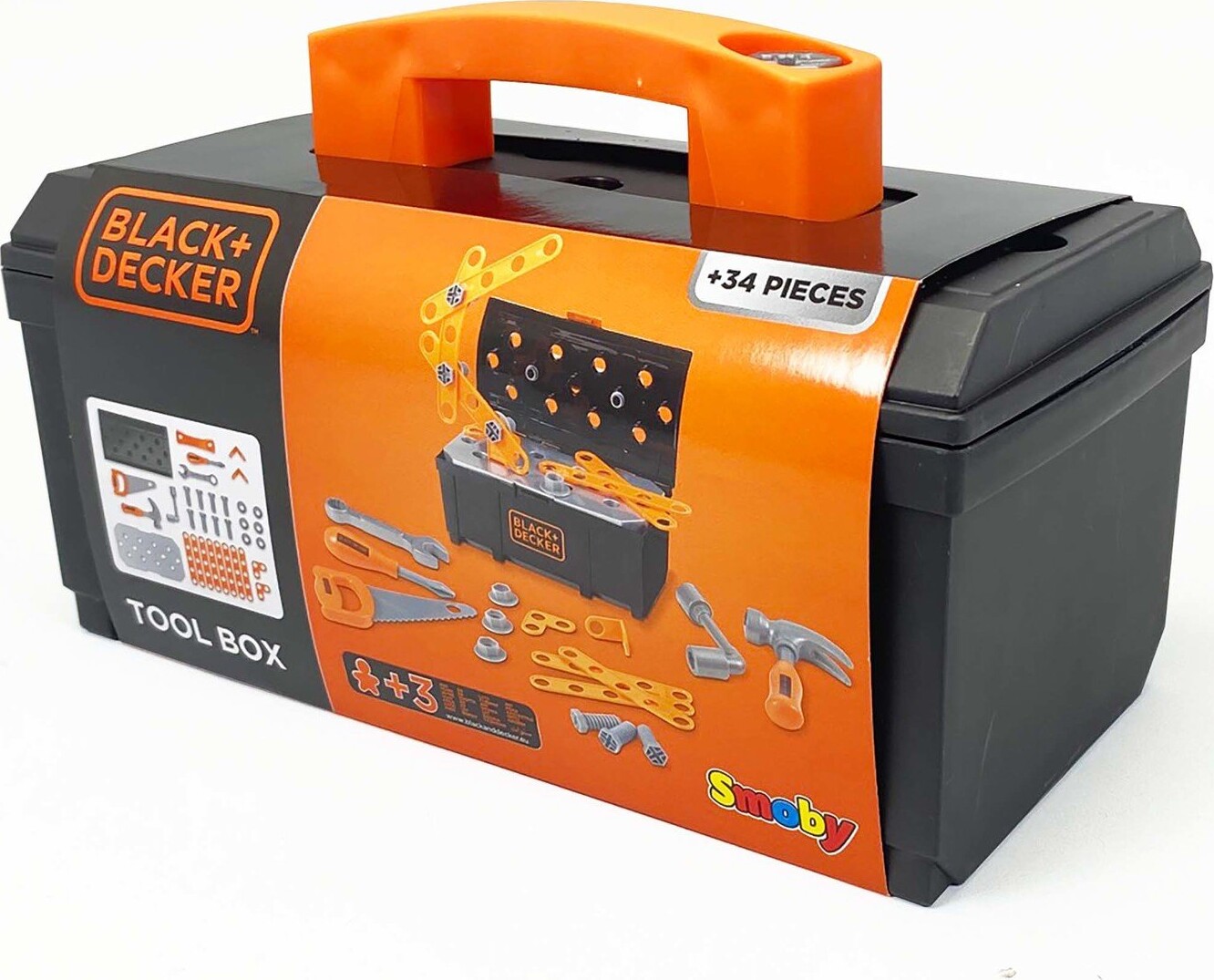 Værktøjskasse Til Børn - Diy Tools Box - Black + Decker - Smoby