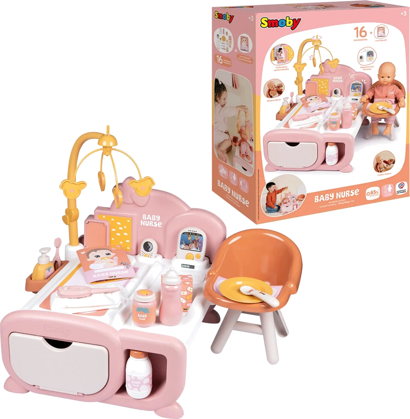 SMOBY babynurse/plejepige-hjørne 220393