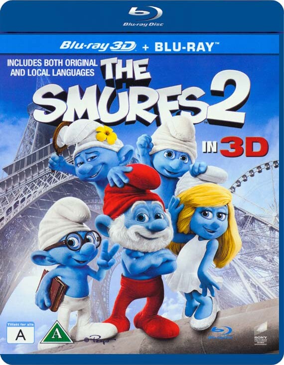 The Smurfs 2/Smølferne 2 (3D Blu-Ray)