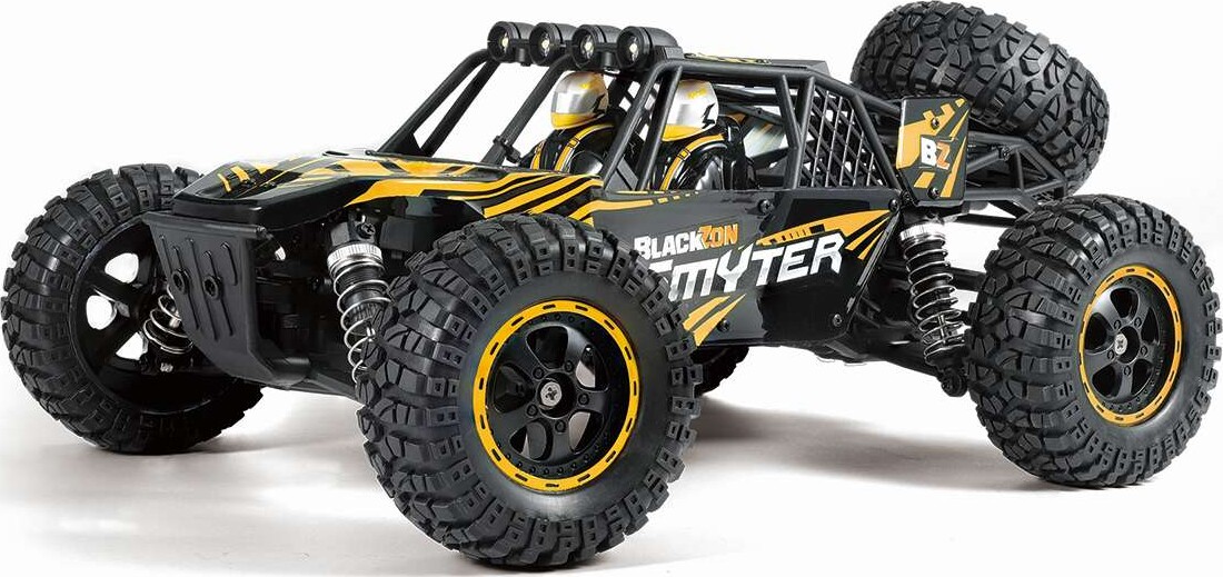 Blackzon Smyter DB 1/12 4WD elektrisk ørkenbuggy - gul (540227)