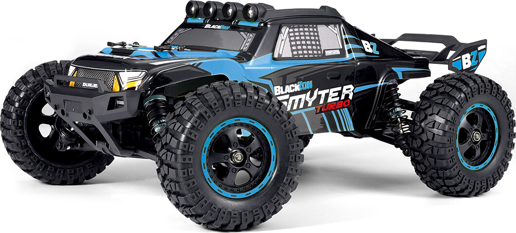 Blackzon - Rc Desert Truck Bil - Smyter Dt Turbo 1/12 4wd 3s - Blå