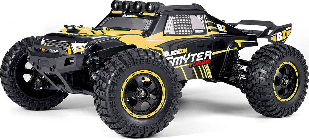 Blackzon - Rc Desert Truck Bil - Smyter Dt Turbo 1/12 4wd 3s - Gul