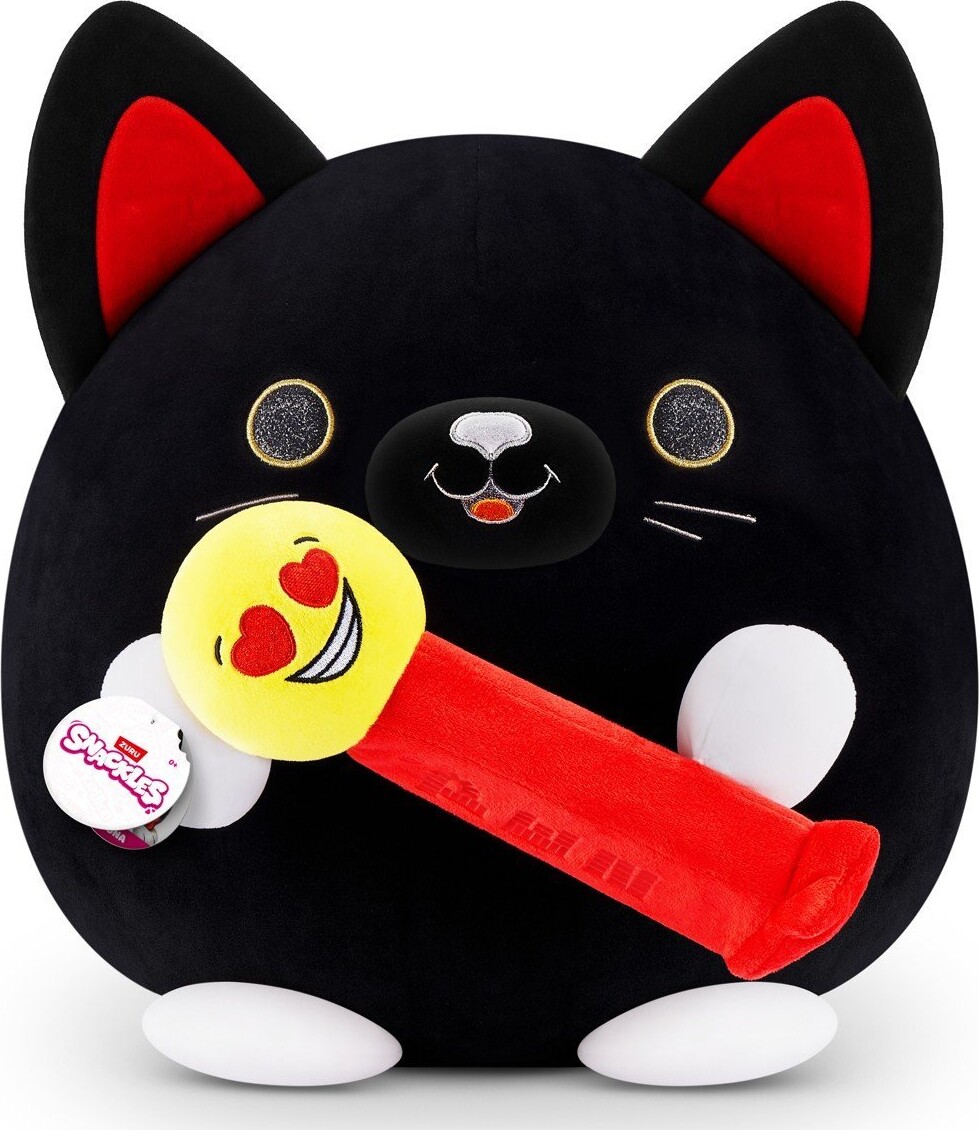 Snackles - Series 1 Plush Medium - Black Cat