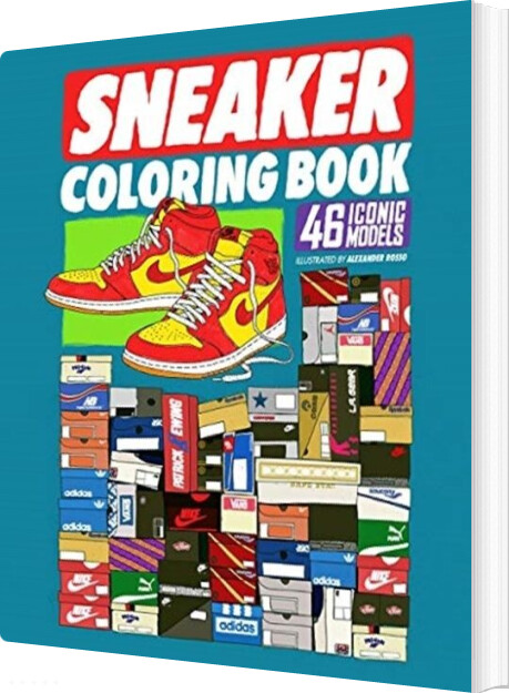 Sneaker Coloring Book - Alexander Rosso - English Book