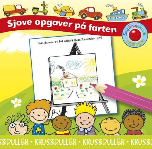 Snip Snap Snude Aktivitetsbog: Kruseduller, Kolli (pakke Med 12 Stk.) - Bog - Forlaget Bolden