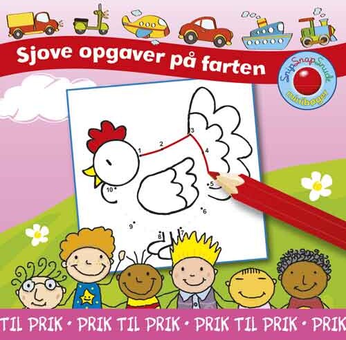 Snip Snap Snude Aktivitetsbog: Prik Til Prik, Kolli (pakke Med 12 Stk.) - Bog