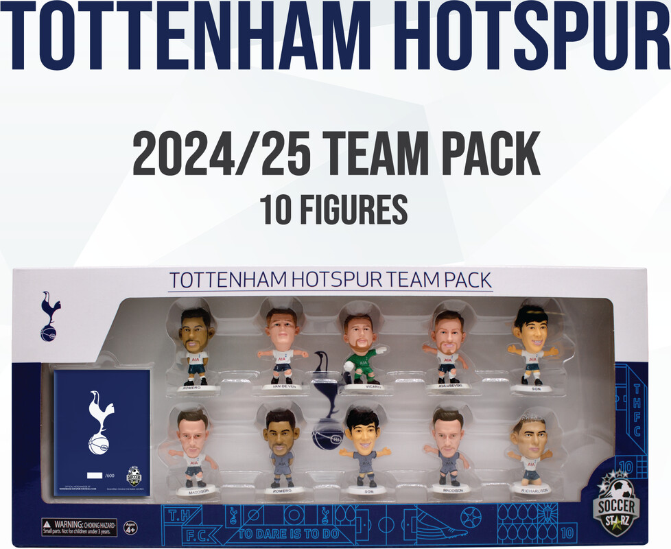 Soccerstarz - Spurs Team Pack 10 Figure (2024/25 Version Classic Kit)
