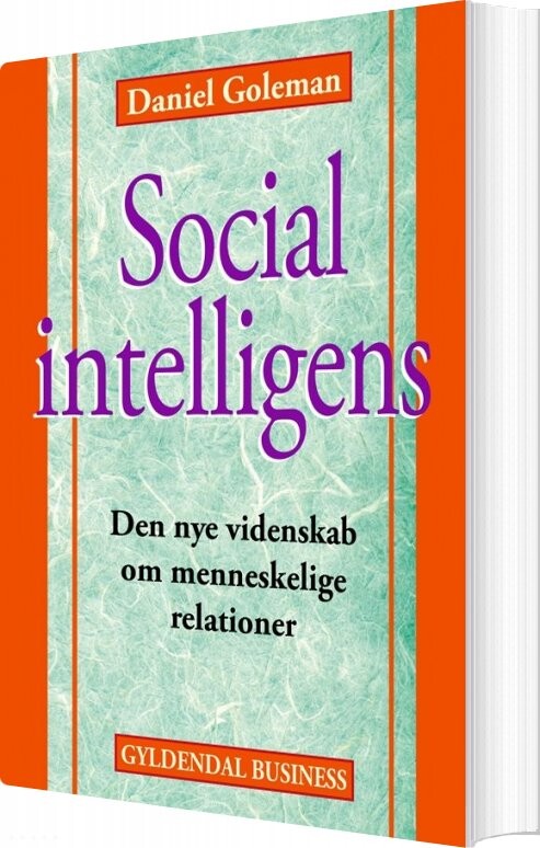 Billede af Social Intelligens - Daniel Goleman - Bog