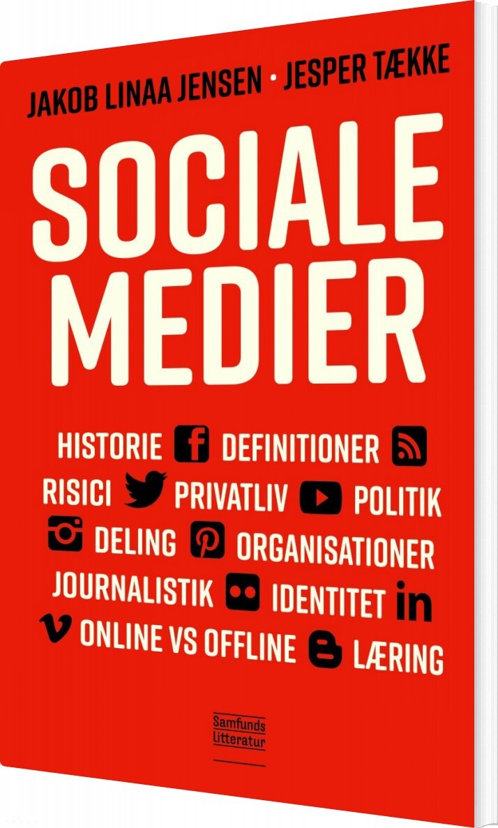 Billede af Sociale Medier - Jakob Linaa Jensen - Bog