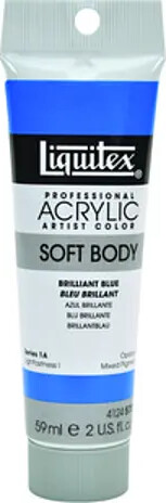 Liquitex - Akrylmaling - Soft Body - Brilliant Blue 59 Ml